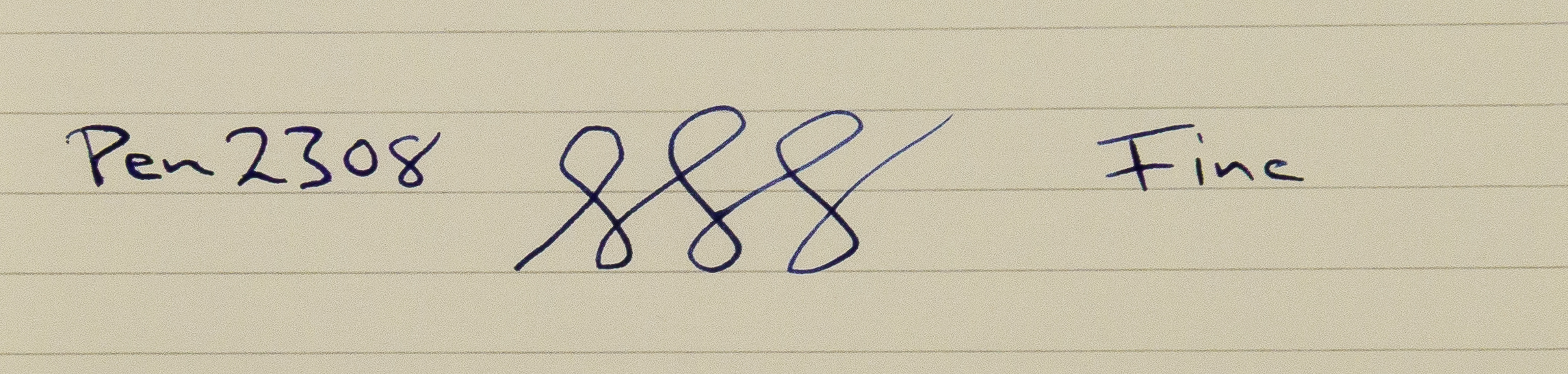 Parker Striped Duofold - Larger size, Vac-filler - Blue-Gray-Black (Pen 2308)