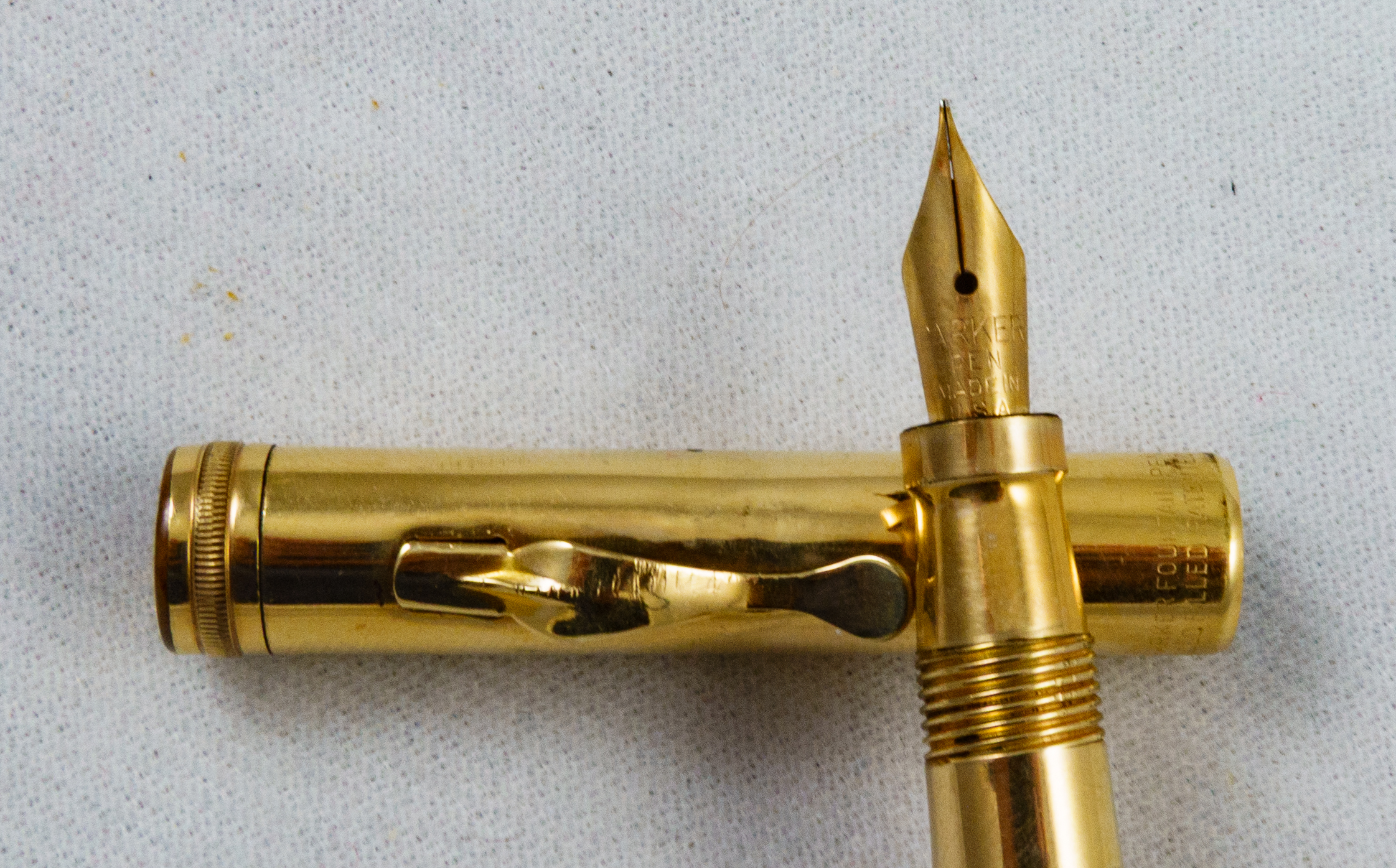 Parker Gold-filled overlay Button Filler (Pen 2454)
