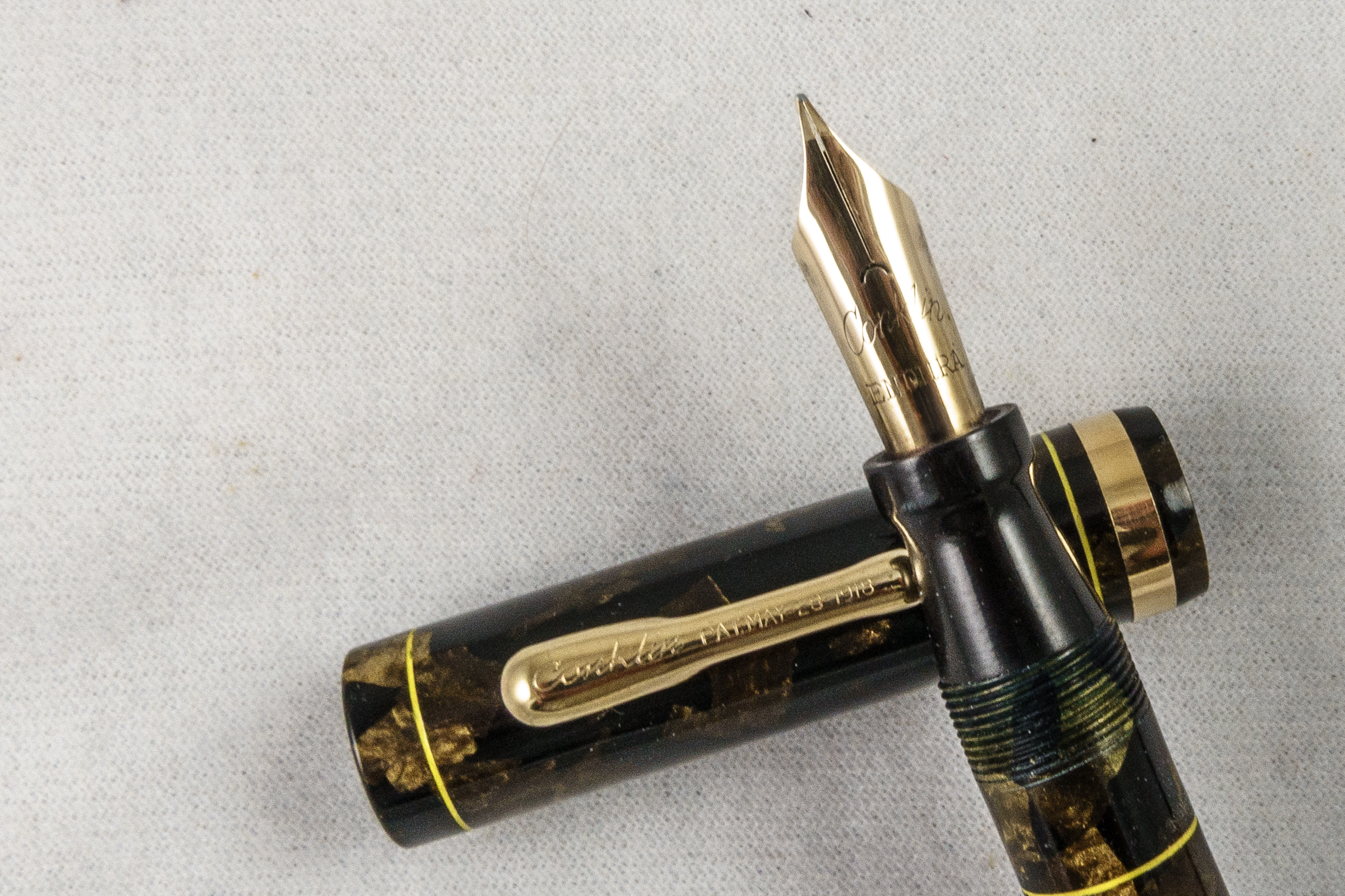 Conknlin Endura Flattop set - Oversize in Black and Bronze (Pen 2655) 